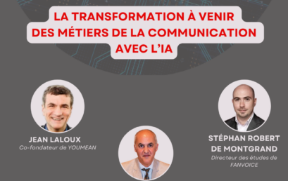 Conférence  : L’IA et les métiers de la communication